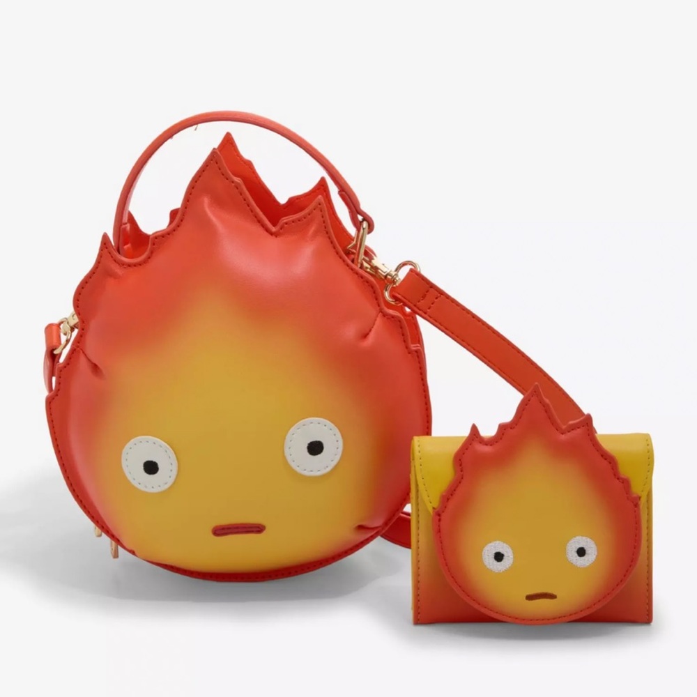 Studio Ghibli® Howl's Moving Castle Calcifer Figural
Crossbody Bag & Wallet Set